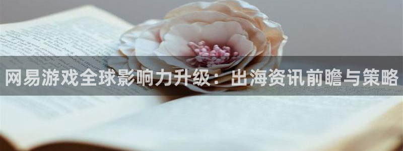 多彩娱乐平台负责人:网易游戏全球影响力升级:出海资讯前瞻与策